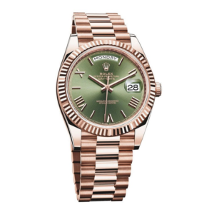 rolex day date 40mm green dial 228238