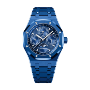 audemars piguet royal oak perpetual calendar black, blue dial 26579ce.oo.1220bc.01 copy